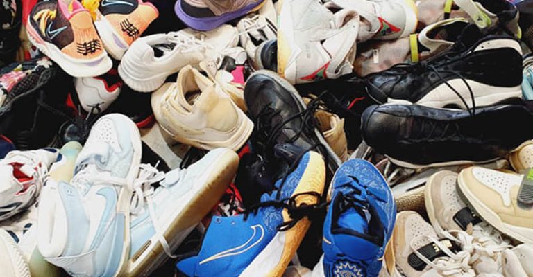 Sapatos Usados Lavados